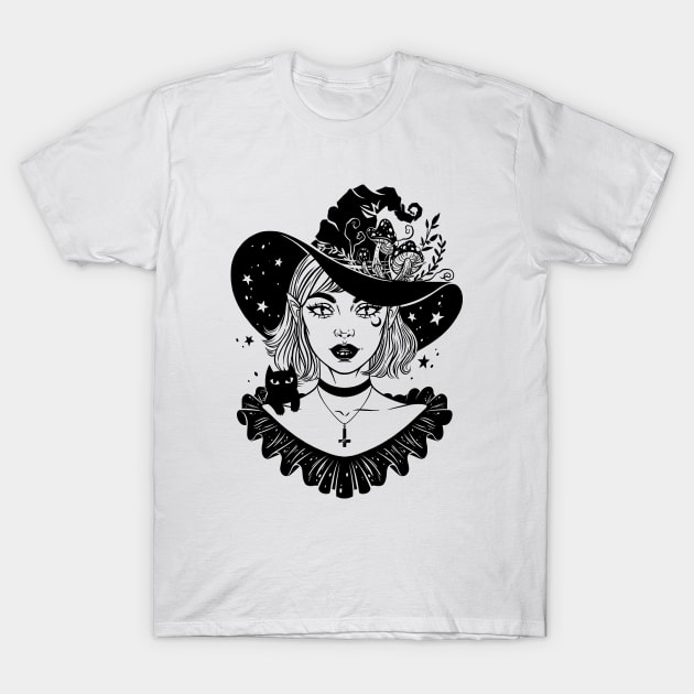 Fly agaric witch T-Shirt by OccultOmaStore